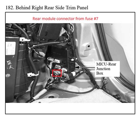 2010 honda odyssey rear junction box assembly installation|Honda Odyssey micu connections.